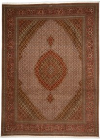 Tabriz Tappeto 250 x 350 Rosso (Iran) Annodato A Mano