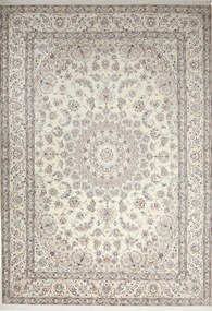 Nain Tappeto 250 x 360 Beige (Iran) Annodato A Mano