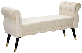 Panchetta Elegante Paris in Crema e Oro cm 120x40x60