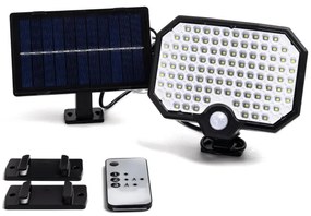 Aigostar - LED Luce solare con sensore di movimento LED/2,4W/3,7V IP65