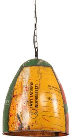 Lampada Sospesa Industriale 25 W Multicolore Rotonda 32 Cm E27 /