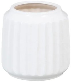 Vaso Ceramica 16 x 16 x 16 cm Bianco