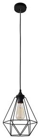 Lampadario a sospensione con filo KARO 1xE27/15W/230V