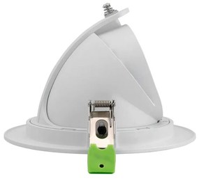 Faro LED da Incasso 44W Foro Ø160mm con driver Philips- Per Carni Colore Rosa Alimentare