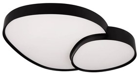 Plafoniera LED nera 63,5x77 cm Rise - Trio