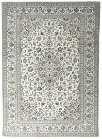 Kashan Tappeto 340 x 240 Beige (Iran) Annodato A Mano