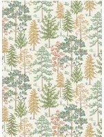 Osborne & Little Carta da parati Vana - Aqua/ Heather