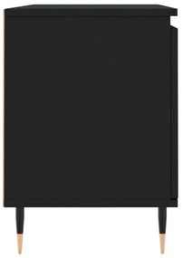Mobile Porta TV Nero 104x35x50 cm in Legno Multistrato