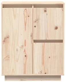 Credenza 60x34x75 cm in legno massello di pino