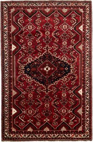 Shiraz Tappeto 170x260 Rosso (Iran) Annodato A Mano