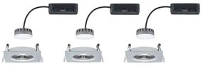 Paulmann 93895 - SET 3xLED/6W IP44 Lampada da incasso dimmerabile NOVA 230V