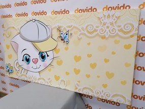 Stampa su tela – Gattino curioso