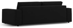 Divano letto nero 247 cm Jodie - Micadoni Home