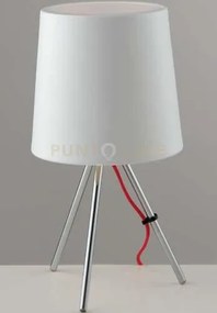 Lume marley bianco 1 luce attacco e14 25x43,5cm in metallo