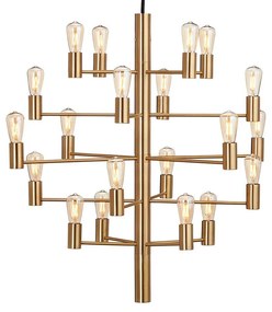 Herstal - Manola 20 Lampadario Raso Ottone Herstal