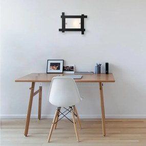 Applique moderno Metallo nero 1X E27 LUMICOM