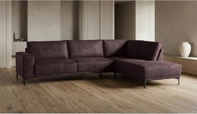 Divano angolare in similpelle marrone (angolo destro) Copenhagen - Scandic