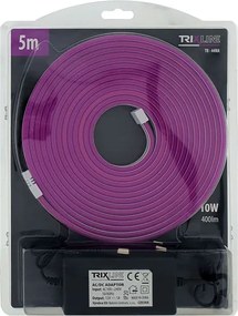 LED Striscia flessibile NEON LED/10W/230V 5 m IP65 viola