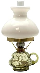 Lampada a olio ANNA 33 cm verde foresta grande krakle