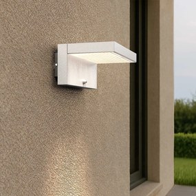 Applique LED Solare Minimal Bianca con Sensore di Movimento Colore Bianco Naturale 4.000K