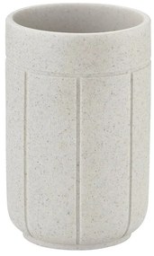 Portaspazzolino color crema in poliresina Kua – Blomus