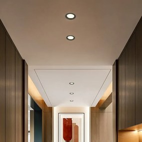 Immax NEO 07296L - Downlight LED dimmerabile da incasso / LED 12W / 230V / Wi-Fi / Ø 12 cm / nero