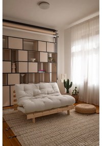 Divano letto marrone e beige 140 cm Roots - Karup Design