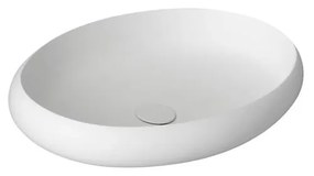 Lavabo ovale bianco , 60 x 40 cm Thin - Sapho