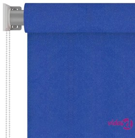 vidaXL Tenda a Rullo per Esterni 100x140 cm Blu HDPE