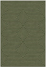 Tappeto a pelo corto lavabile Labyrinth by Jonathan Adler