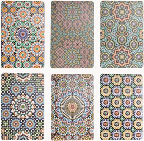Set di 6 tovagliette americane con stampe su entrambi i lati Marrakesch Doubleface