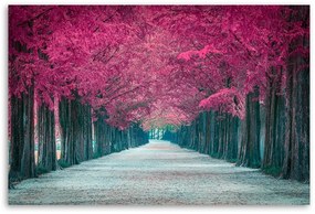 Quadro su tela, Avenue of Pink Trees