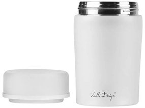 Termos da viaggio bianco per il pranzo Fuori, 500 ml - Vialli Design