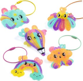 Plastica termorestringente d'arte  - Portachiavi - Personaggi Kawaii