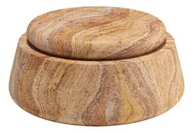 Serene Jar Low Rainbow Sandstone - Woud