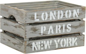 CARSON - set di 4 cassette in legno