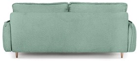 Divano letto verde in tessuto bouclé 215 cm Patti - Bonami Selection