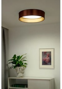 Duolla - Plafoniera LED ROLLER LED/24W/230V diametro 45 cm rame/oro