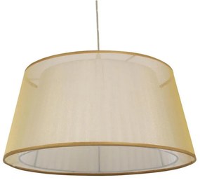 Lampadario su filo CHARLIE 1xE27/60W/230V beige