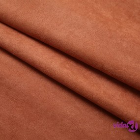 vidaXL Tende Oscuranti con Ganci 2 pz Ruggine 140x225 cm