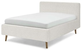 Letto matrimoniale imbottito bianco rete non inclusa 160x200 cm Mattis – Meise Möbel