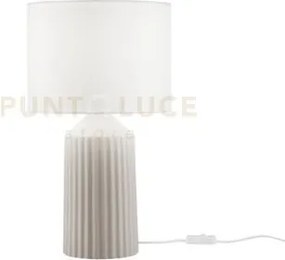 Lume sahara in ceramica beige 1 luce attacco e27 misura totale d27,...