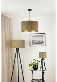 Brilagi - Lampadario a sospensione con filo BOSTON ROLLER 1xE27/15W/230V diametro 45 cm marrone/oro