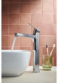 KFA Armatura 5552-712-00- Rubinetto del lavandino + scarico OTAVA 30,2 cm cromo lucido