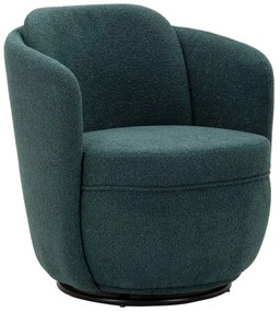 Poltrona Girevole Torino Ottanio 70X72X75 Alta 44,5 cm