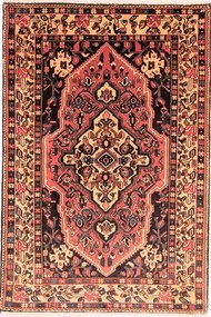 Bakhtiar Tappeto 140x200 Rosso (Iran) Annodato A Mano