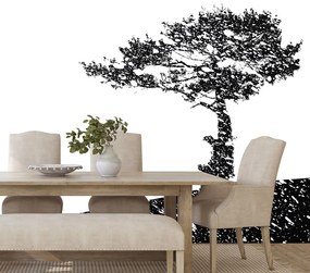 Carta da parati – Silhouette dell'albero