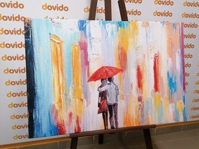 Stampa su tela – Passeggiata sotto la pioggia