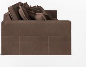 Divano marrone scuro 236 cm Nora – Ropez