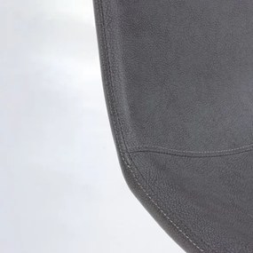 Sedie Da Interno Imbottite In Ecopelle Gambe Nere Alva Pu Grigio Bizzotto - 4 Pz